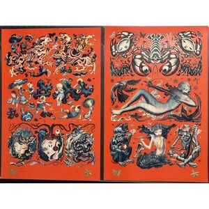 James Jean "Flash" Limited Edition Art Print Set of 2 Signed Numbered 626/1000